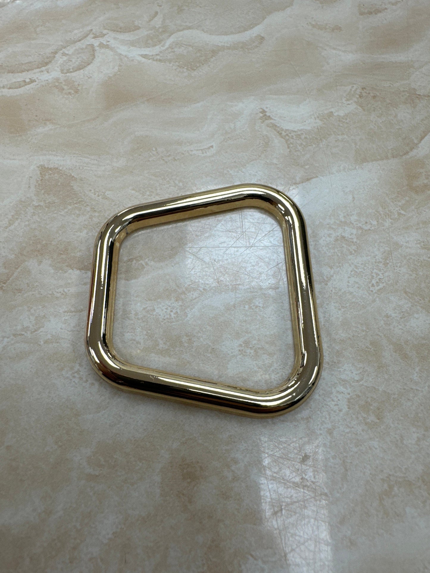 Buckle, swimwear buckle, dress buckle, square ring, odd shape ring, rings, buckles, gold fashion buckle