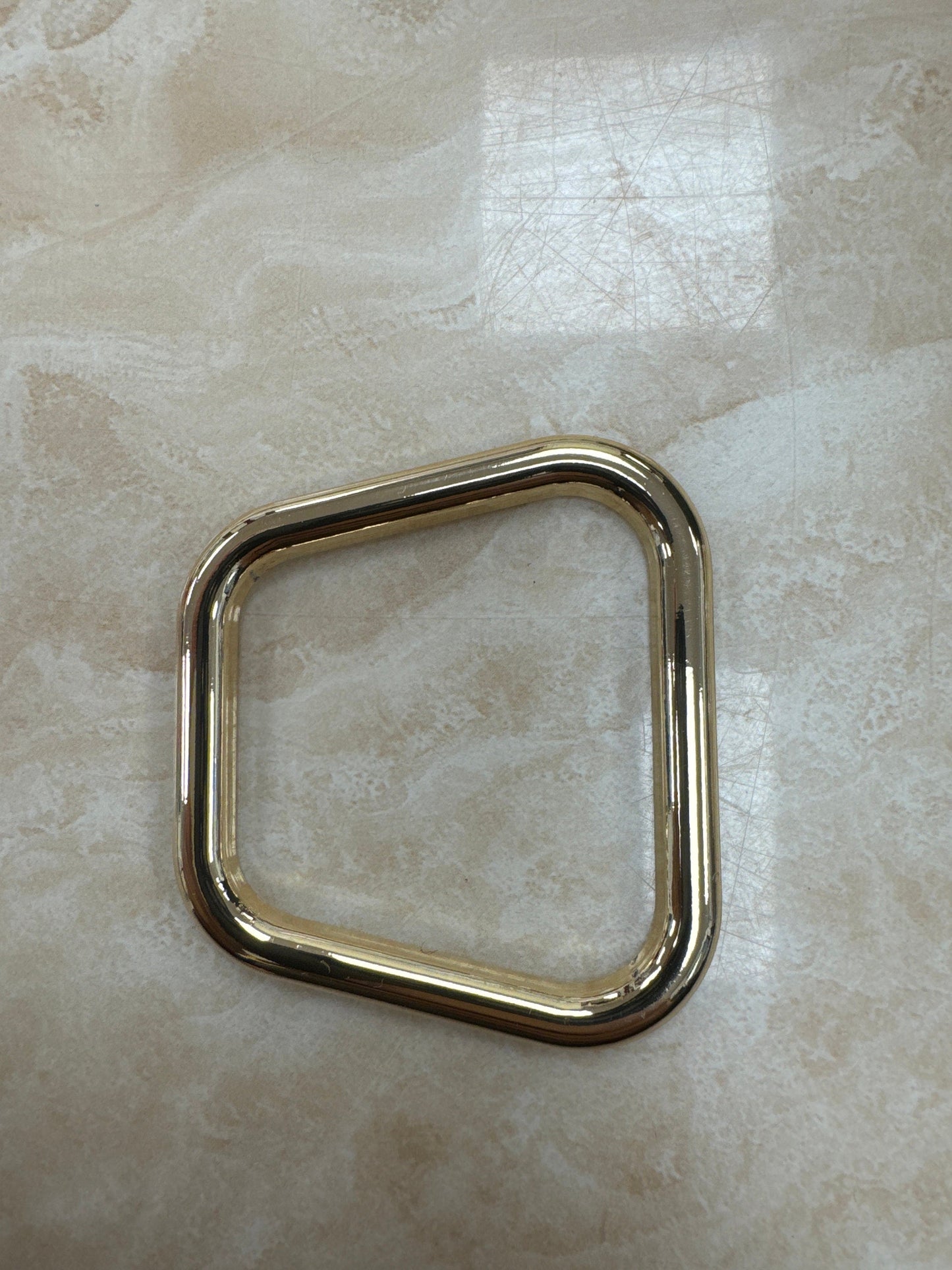 Buckle, swimwear buckle, dress buckle, square ring, odd shape ring, rings, buckles, gold fashion buckle