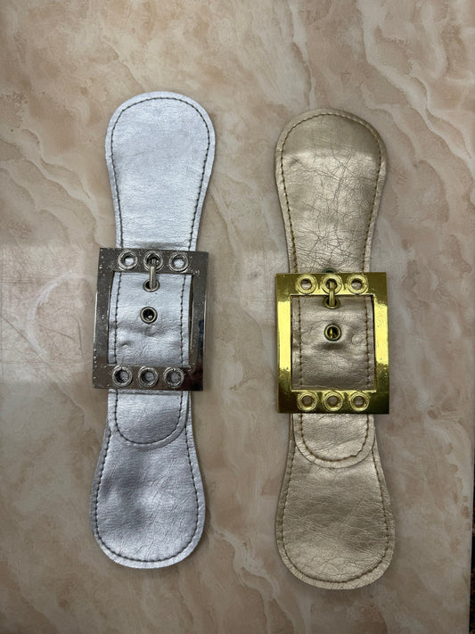 Half belt, show belt, gold belt, silver belt, pu belt, gold buckle belt