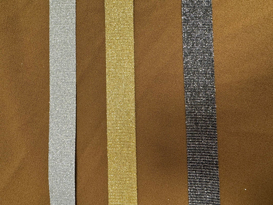 Glitter tape, lurex tape, shiny trimming, embellishment, 2cm glitter tape