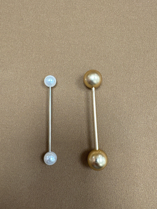 Screwball buckle, buckle, ball buckles, removable buckles, pearl buckle, gold ball buckle