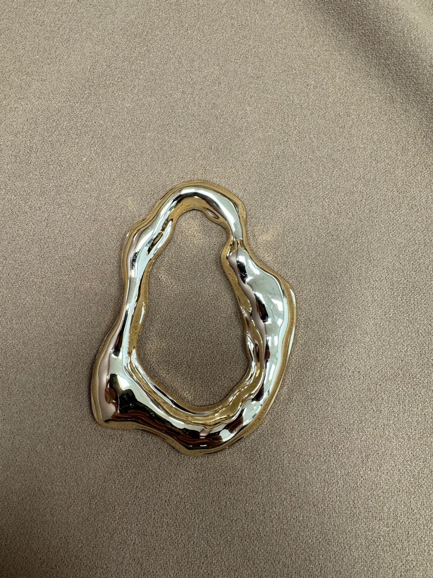 Hammered ring, odd buckle, hammered face buckle, buckles, swimwear buckle, fashion buckle, gold buckle, Large