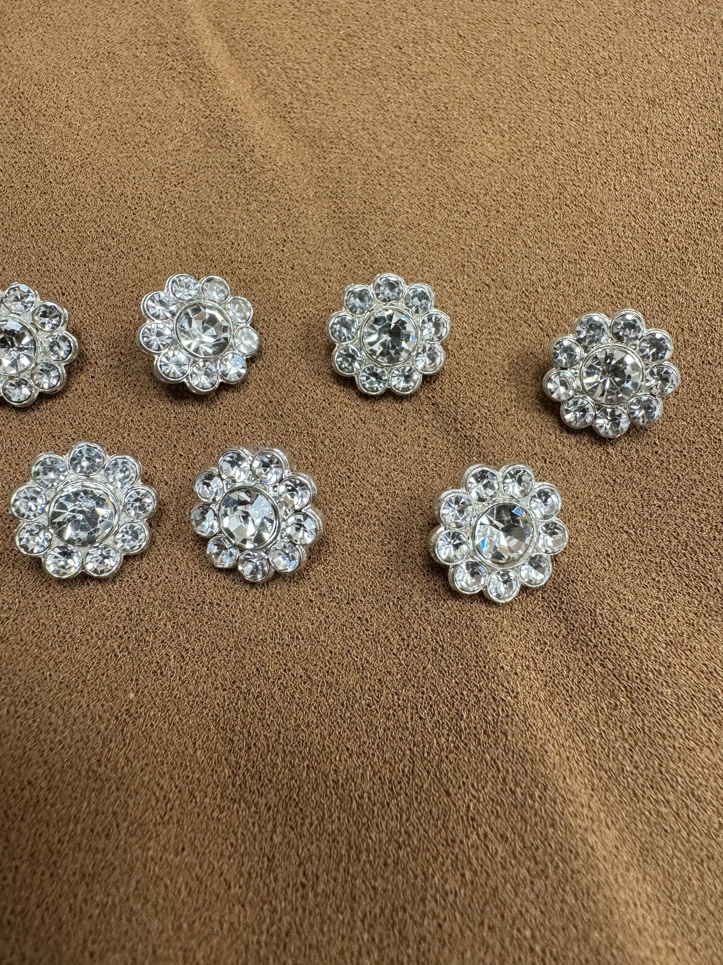 20L button, shank button, dress button, blouse button, rhinestone buttons, diamanté buttons, shirt button,