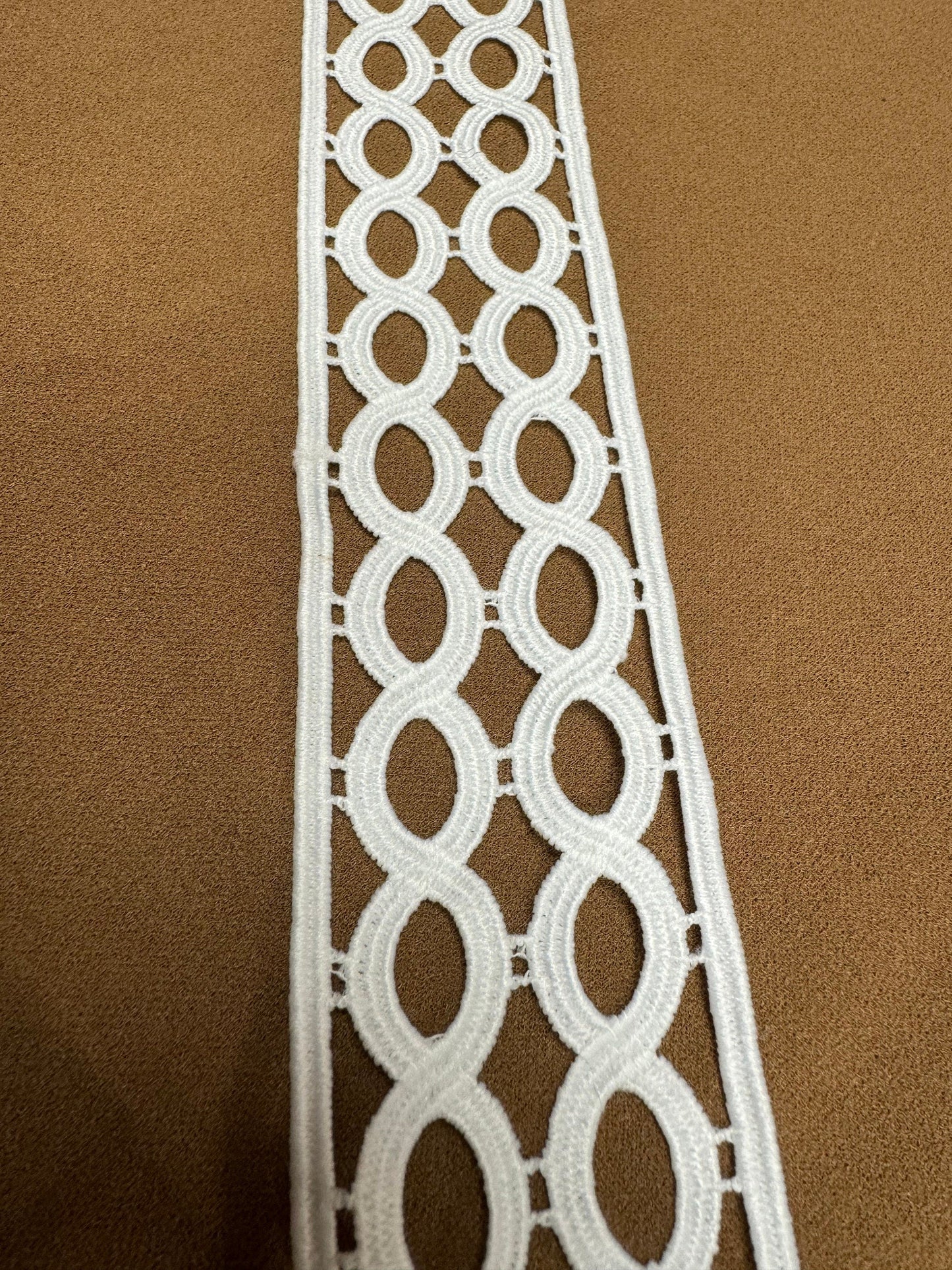 5cm lace, cotton lace, milk silk lace, off white lace, 2” lace, loop lace