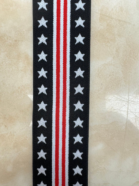 USA elastic, Stars and Stripes elastic, elastic