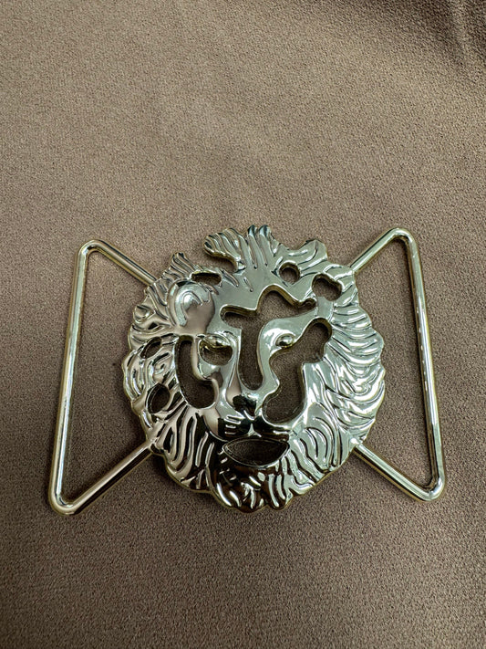 Lion buckle, metal buckle, lion slide, lion head buckles