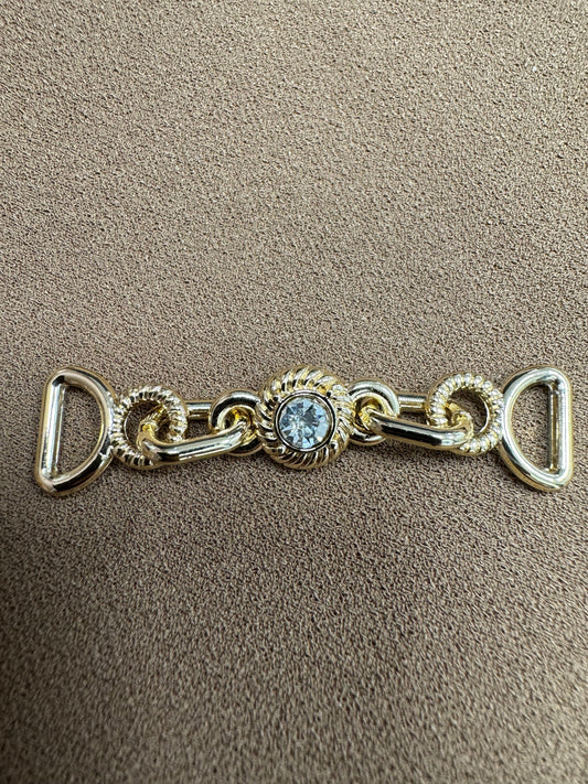buckle, swimwear buckle, small buckle, gold buckle, gold strap