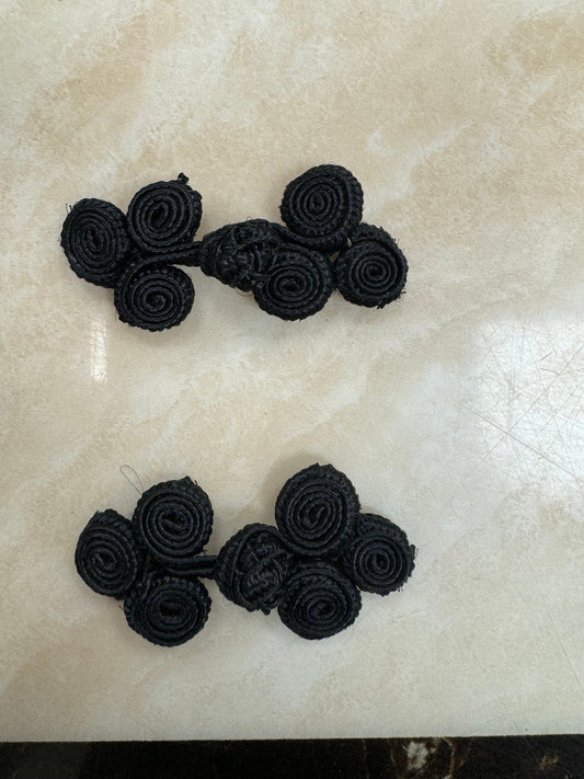 Chinese button, fabric button, suit button, Chinese buttons, black fabric buttons