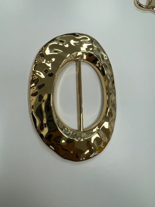 hammered buckle, fashion buckle, gold buckle, swimwear buckle