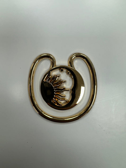 sun buckle, swimwear buckle, gold buckle, swim buckle
