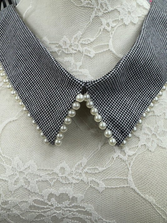 Pearl collar, collar, shirt collar, fashion collar