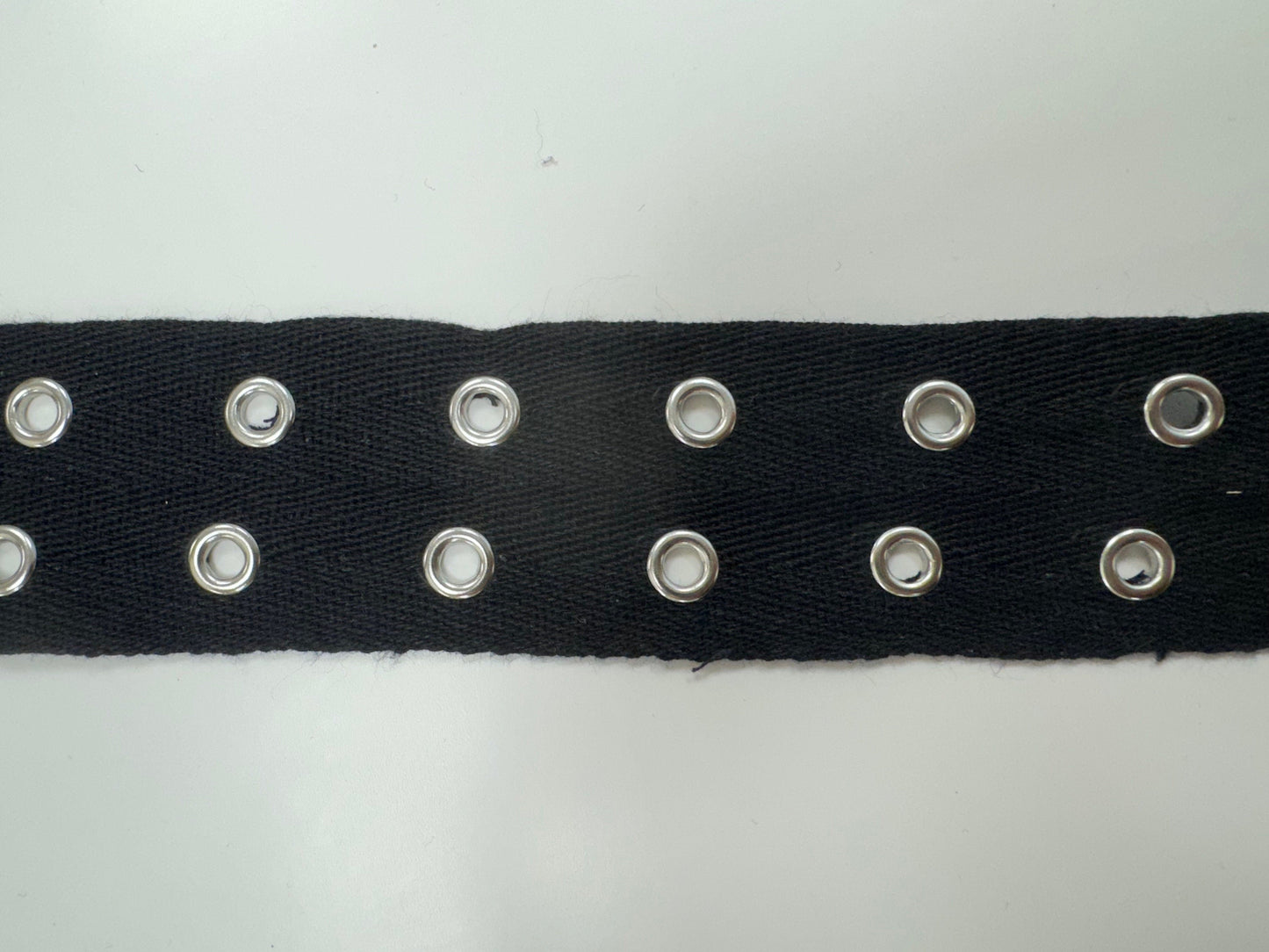 eyelet tape, double row eyelet tape, eyelets, corset tape