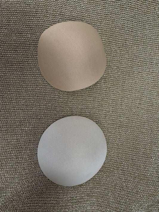bra pad, bra cups, bra cups, round cups, covered bra cups