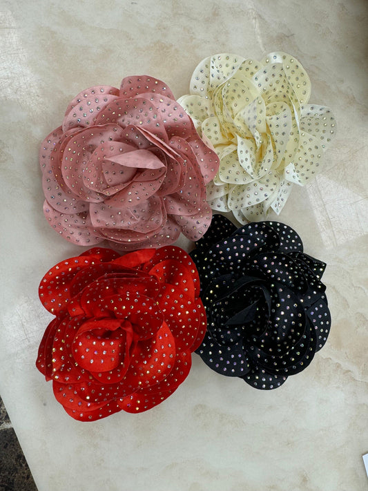 corsage, wedding corsage, fashion corsage, diamanté corsage, Christmas corsage, corsages, high fashion accessory, diamanté flower, brooch,