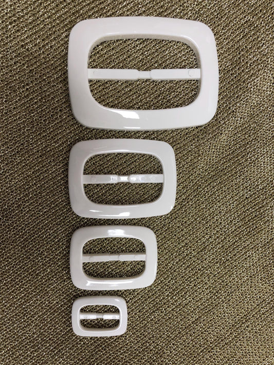 plastic, fashion buckle, white buckle, large buckle,