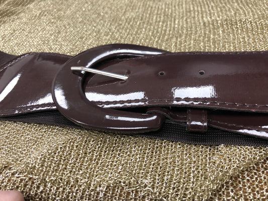 belt, stretch belt, brown vintage style belt,
