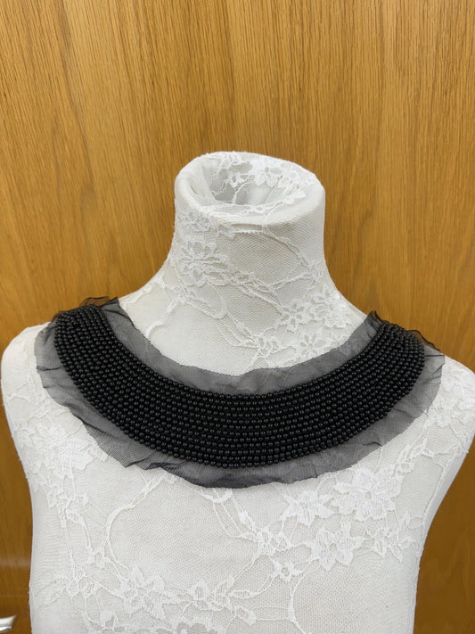 pearl trim, Pearl necktrim, bridal trim, evening necktrim