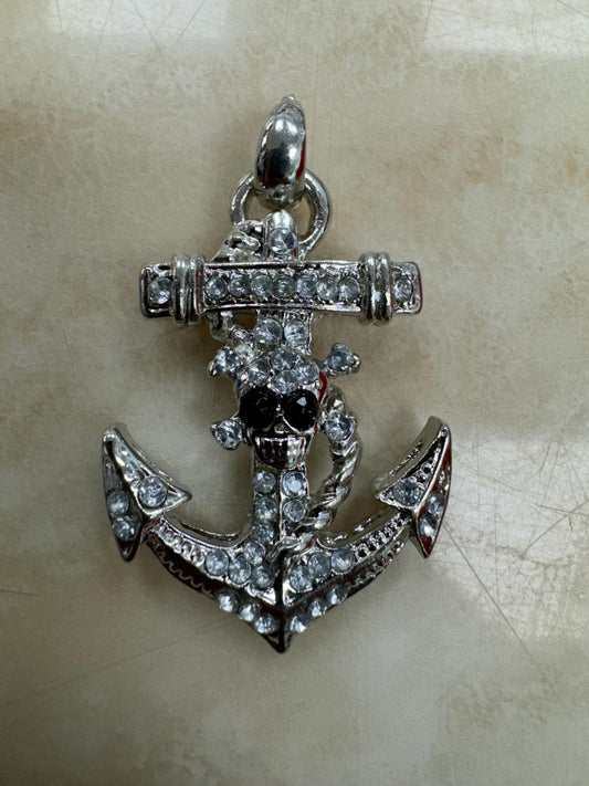anchor buckle, buckle, silver anchor buckle