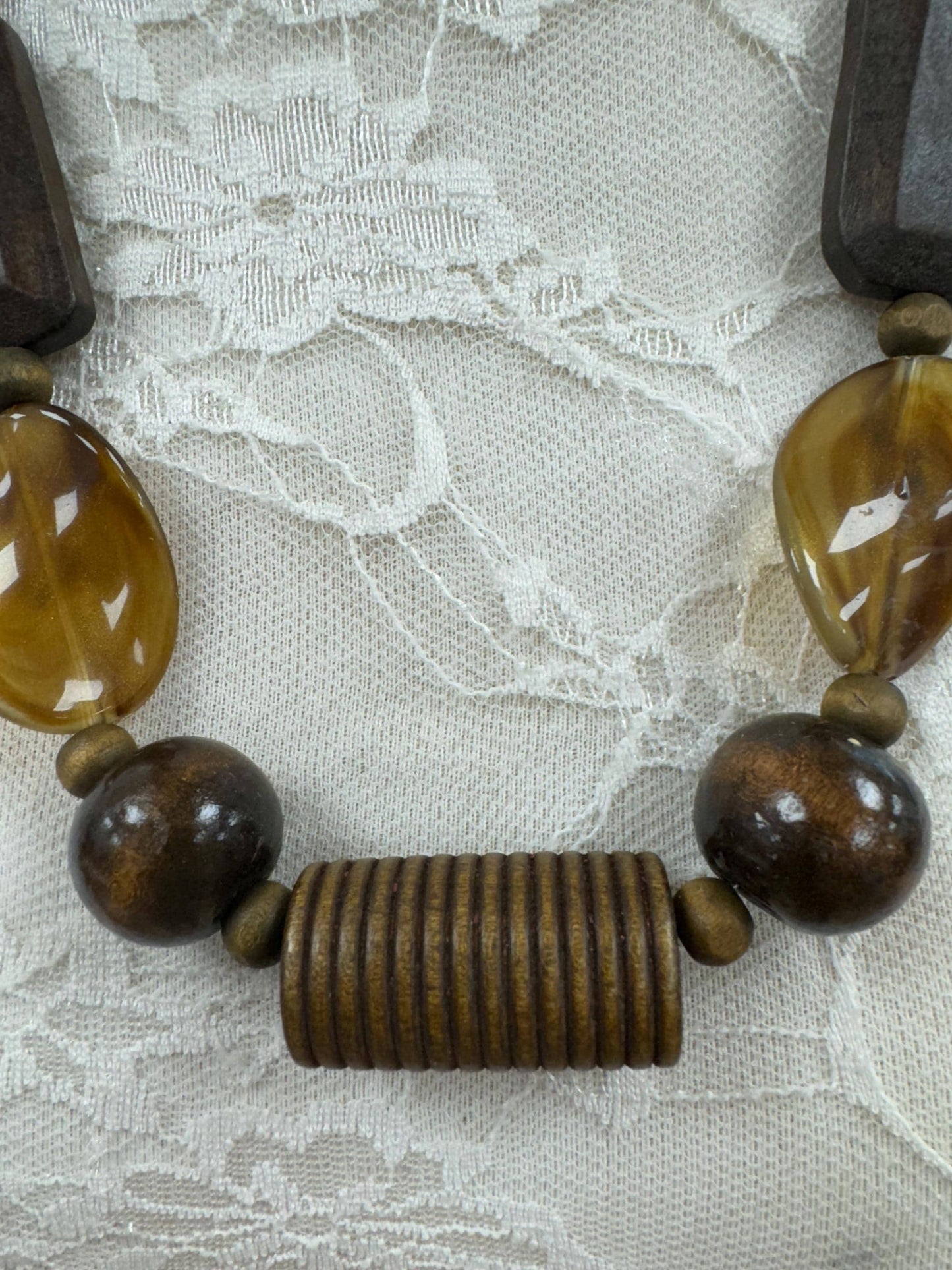 boho necklace. necklace, wooden necklace